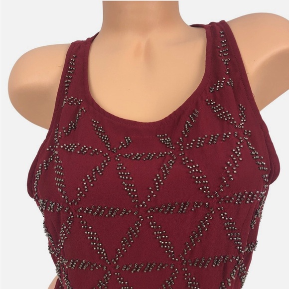 Hollister Beaded Embellished Crop Top Sleeveless Boho Tank
Top Red Size L - Picture 6 of 11